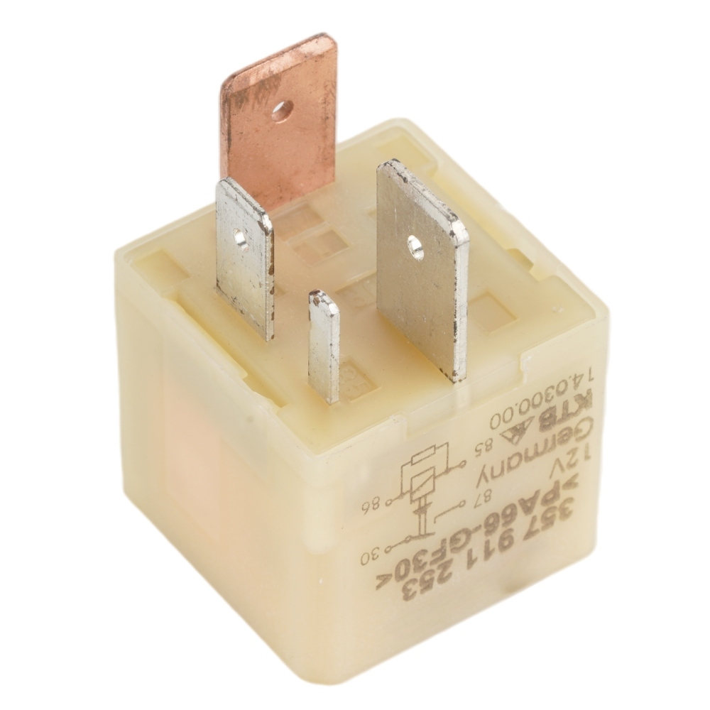Genuine VW Audi 357911253 12VDC Power Control Relay 4Pins