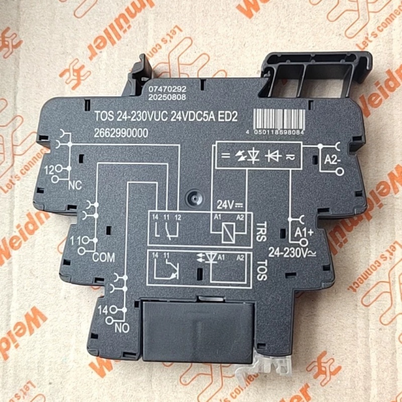 Weidmuller 2662990000 Solid State Relays - SSRs TOS 24-230VUC 24VDC5A ED2