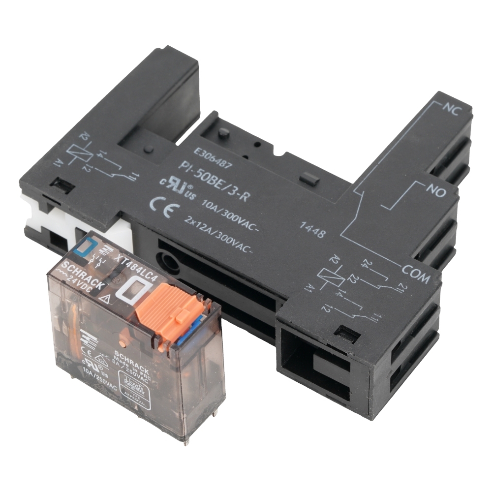 Schrack XT484LC4 General Purpose Relay +PI-50BE-3-R Relay Socket