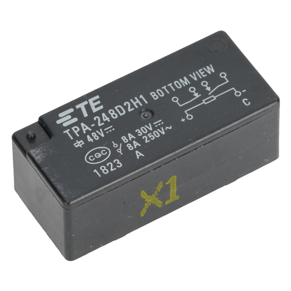 TE Connectivity TPA-248D2H1 48VDC Power Relay 8A 250VAC 6Pins
