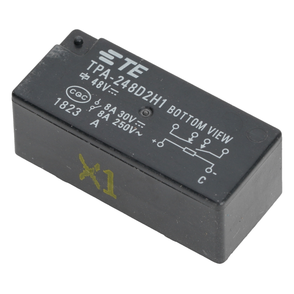 TE Connectivity TPA-248D2H1 48VDC Power Relay 8A 250VAC 6Pins