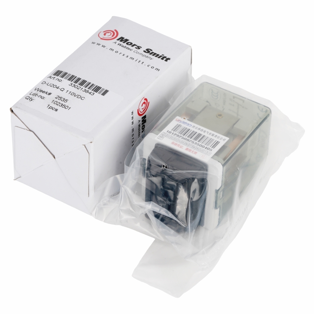 MORS SMITT D-U204-Q 110VDC with package Electromagnetic Relay 440V/10A