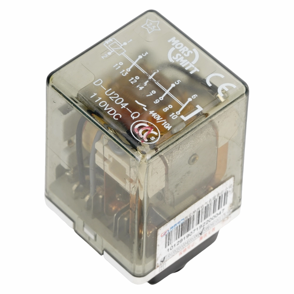 MORS SMITT D-U204-Q 110VDC with package Electromagnetic Relay 440V/10A