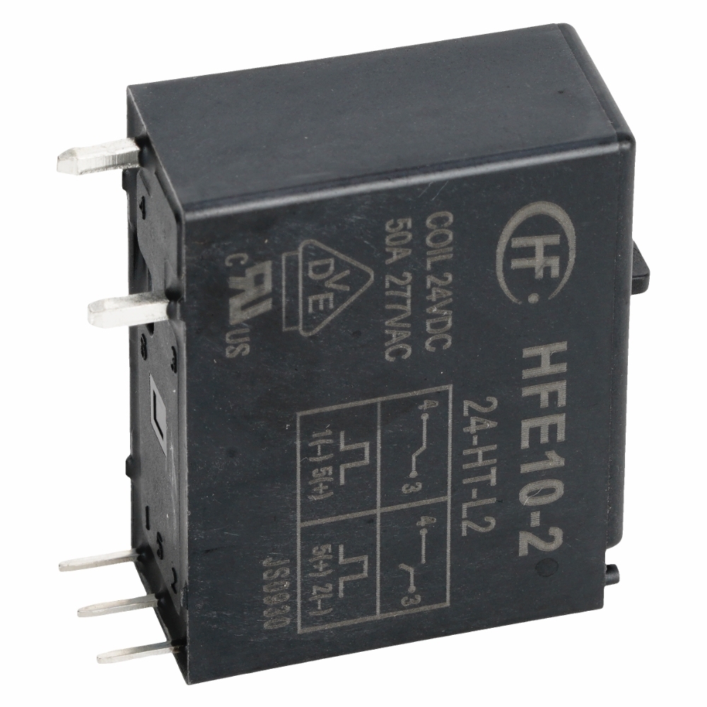 HONGFA  HFE10-2 24-HT-L2 24VDC High Power Latching Relay 50A 277VAC 5Pins