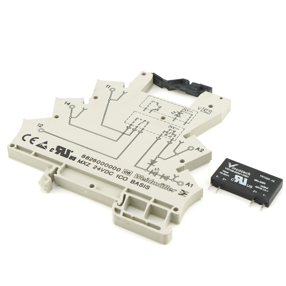 Weidmüller V23109-S2421-D001 with 8826000000 MXZ 24VDC 1CO Solid State Relay 1Set