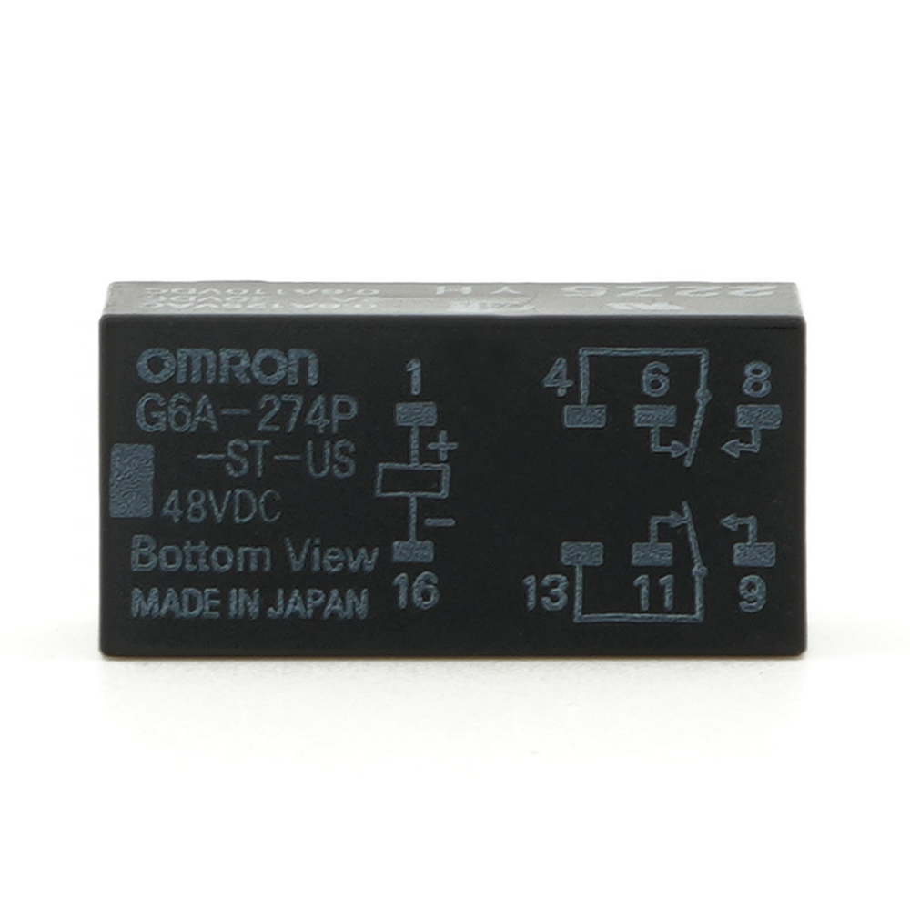 OMRON G6A-274P-ST-US 48VDC Power Relay 8Pins