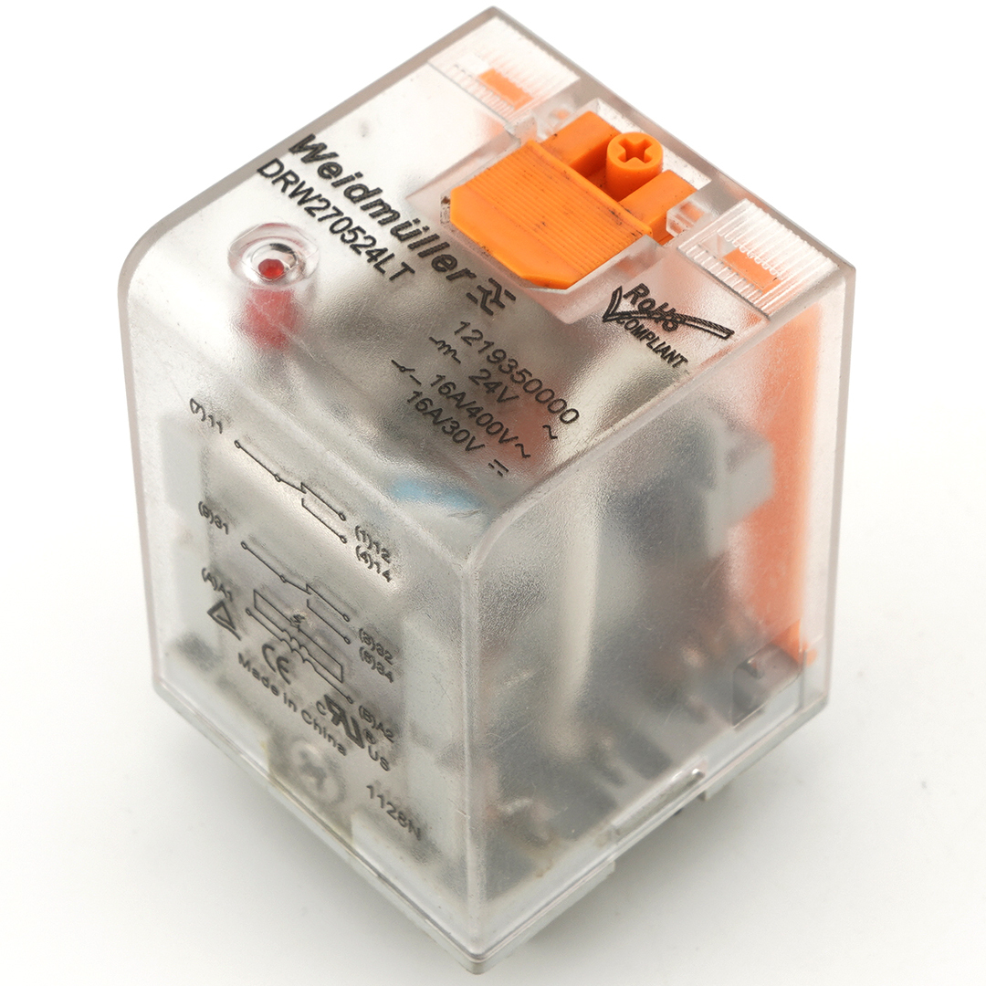 Weidmüller DRW270524LT 1219350000 Power Relay  24VDC 16A 400V 8Pins
