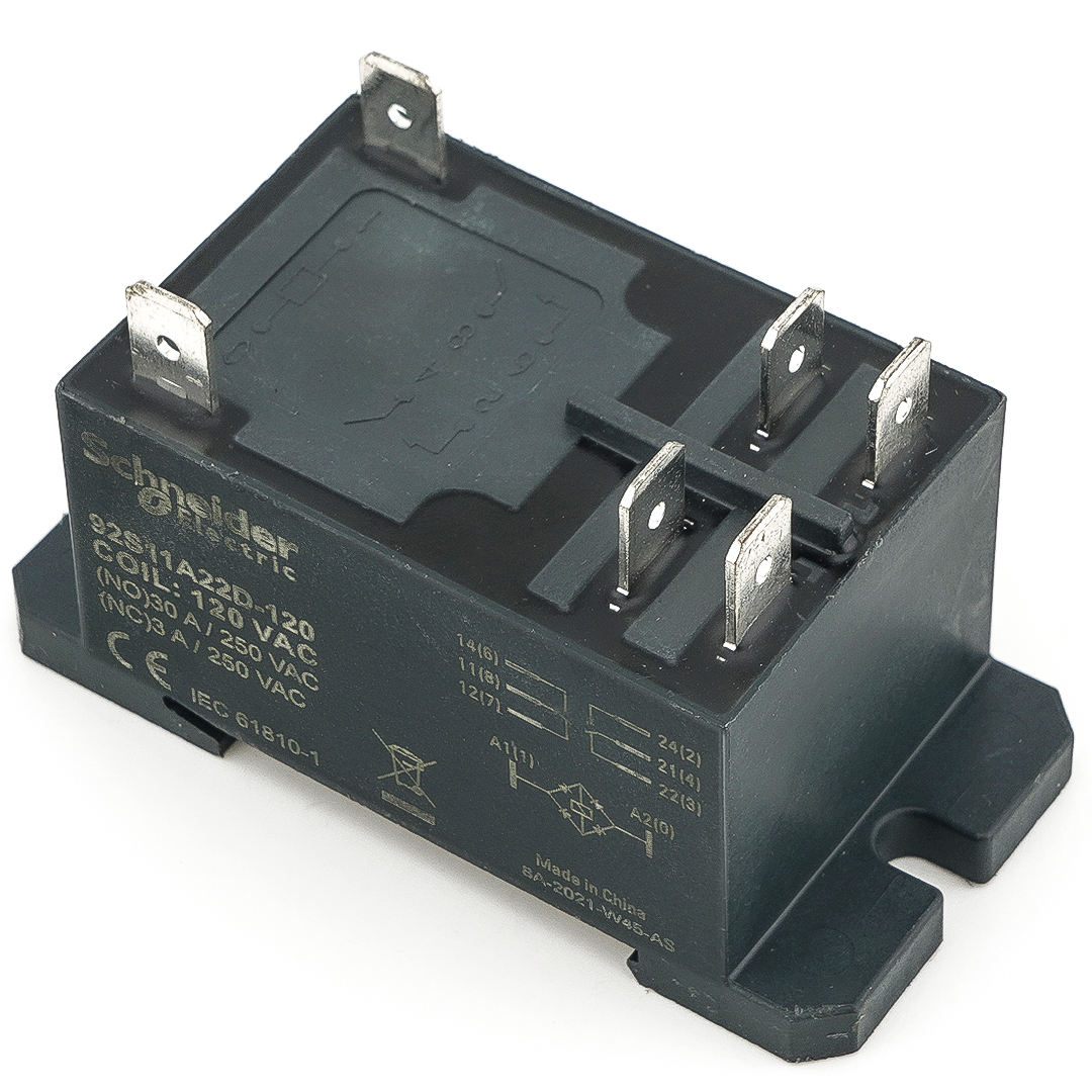 Schneider  92S11A22D-120 Power Relay DPDT 30A 120V 6Pins