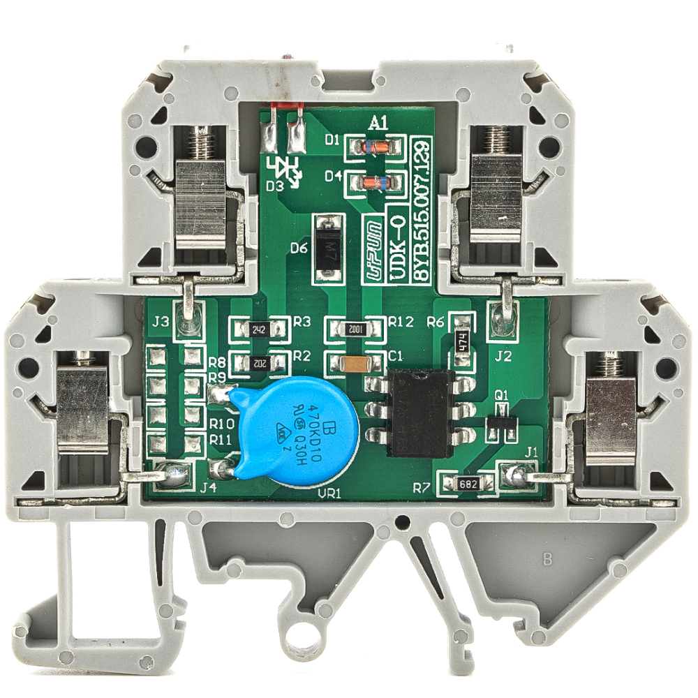 UPUN UDK-0 24VDC Slim Solid State Relay 5-48VDC 50mA Optocoupler Isolation Module