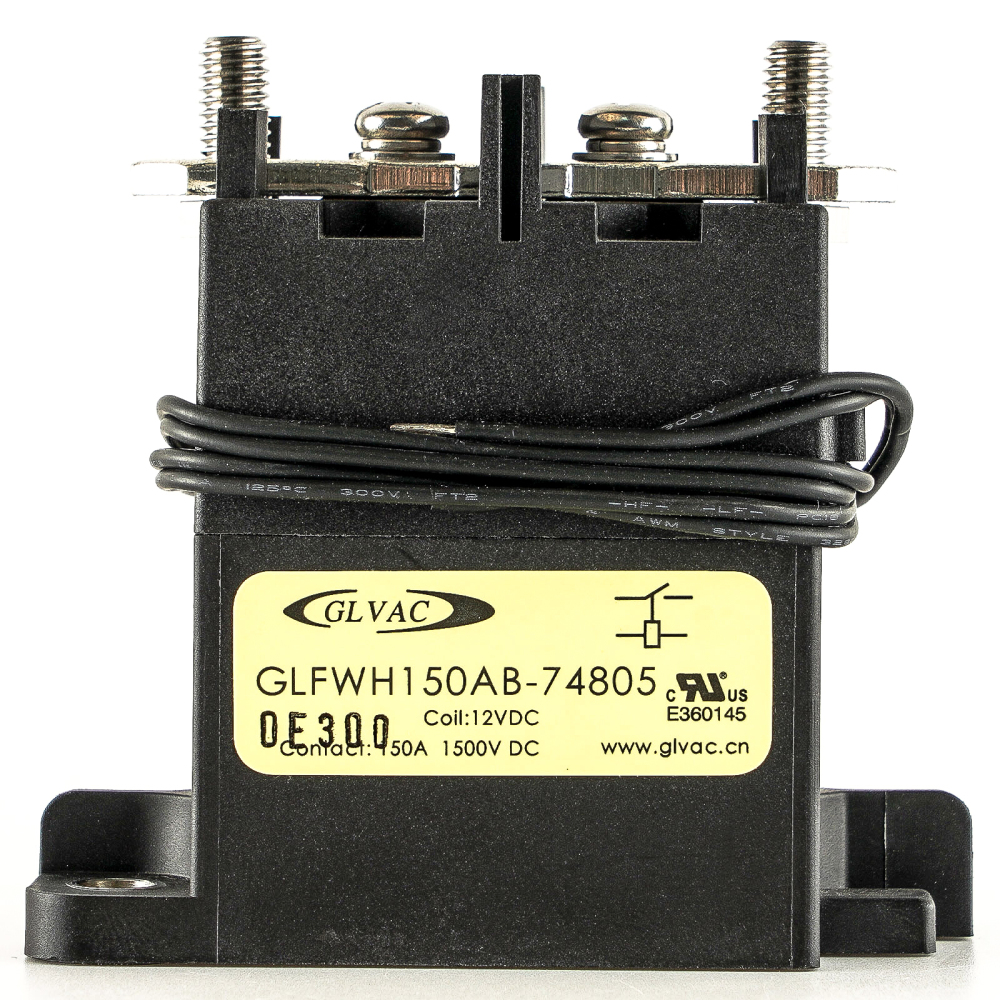 GLVAC GLFWH150AB-74805 High Voltage DC Contactor 12V Coil 150A 1500V EV Relay