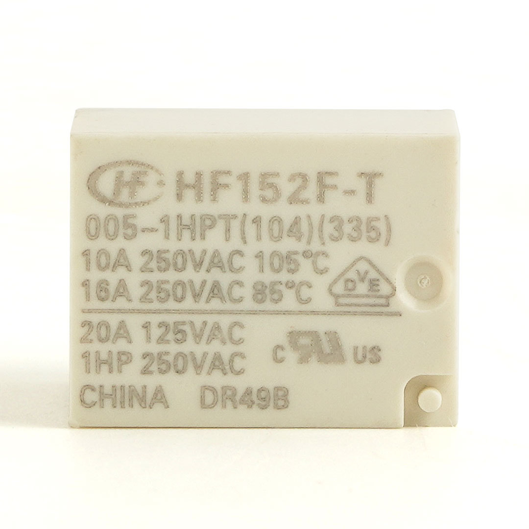 HONGFA HF152F-T 005-1HPT(104)(335) Power Relay 16A 250VAC for Air Conditioner Compressor