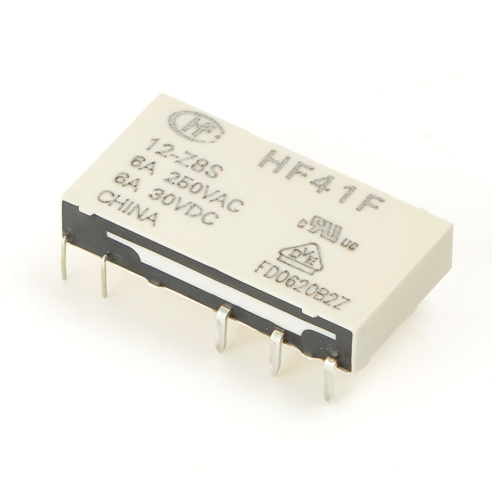 HONGFA HF41F 12-Z8S Power Relay 6A 250VAC/30VDC 5Pins