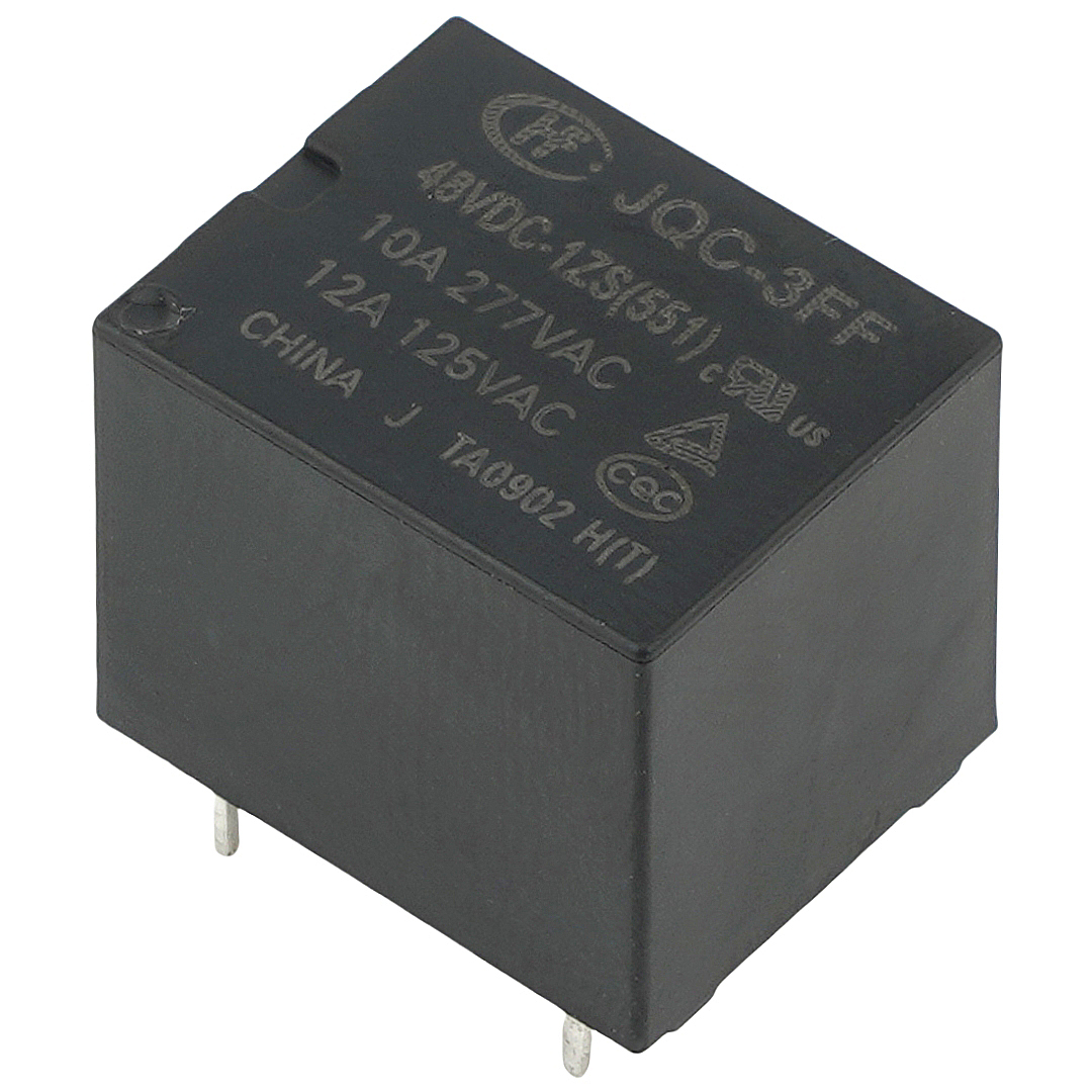 HONGFA JQC-3FF  48VDC-1ZS(551) Power Relay 10A 277VAC 5Pins