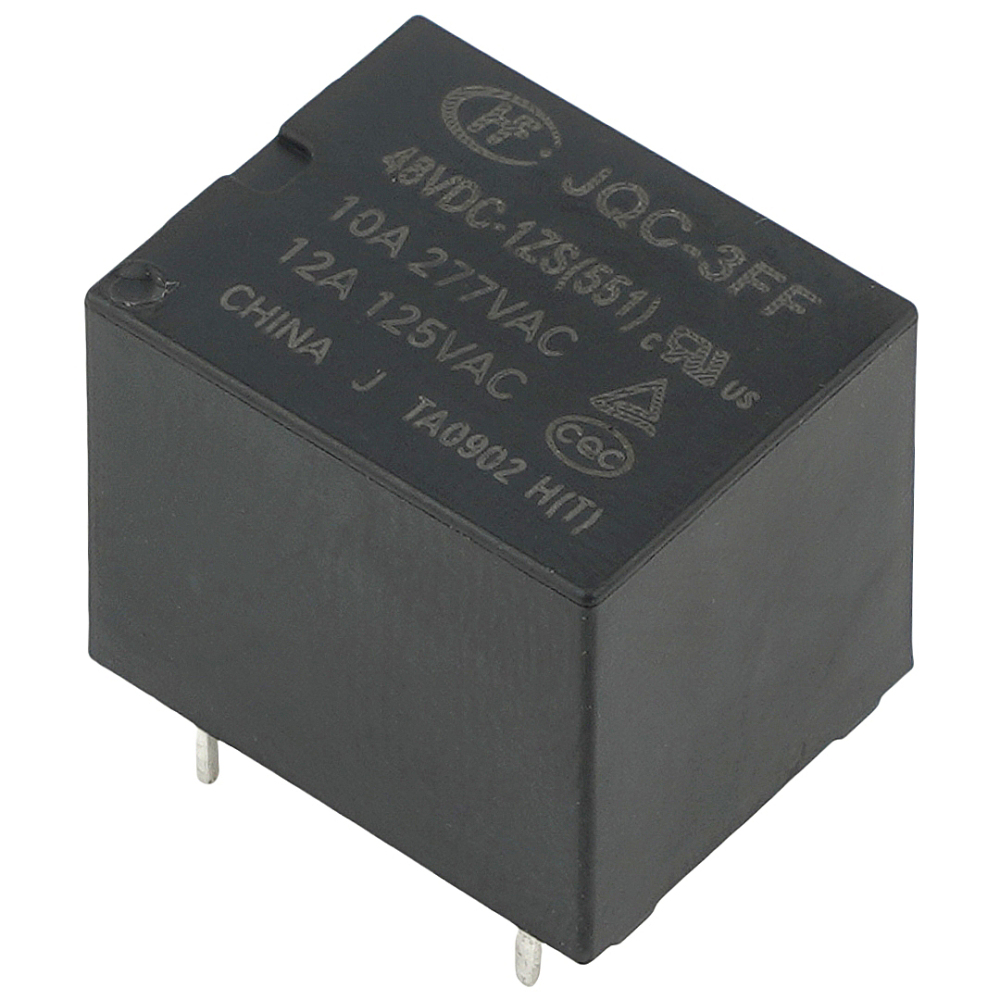 HONGFA JQC-3FF  48VDC-1ZS(551) Power Relay 10A 277VAC 5Pins