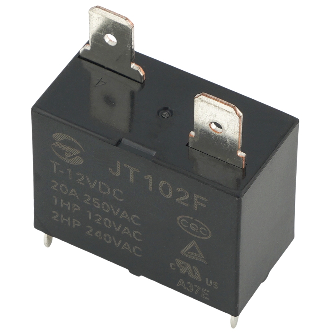 JINTIAN JT102F T-12VDC Power Relay 20A 250VAC