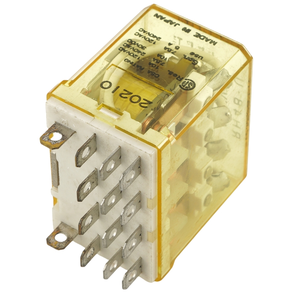 IDEC RH4B-U AC24V General Purpose Relay 4PDT (4 Form C) 24VAC Coil Socketable