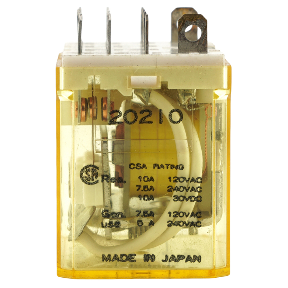 IDEC RH4B-U AC24V General Purpose Relay 4PDT (4 Form C) 24VAC Coil Socketable
