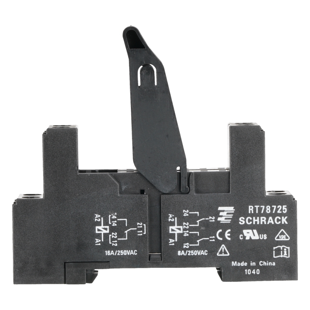 TE Connectivity RT78725 Relay Socket 250VAC