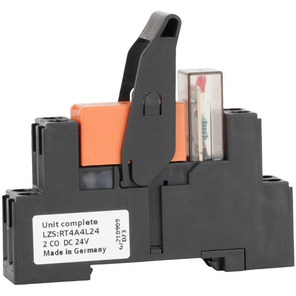 SIEMENS RT4A4L24 Plug-in Coupling Relay DC24V 2CO Contacts DIN Rail Mount
