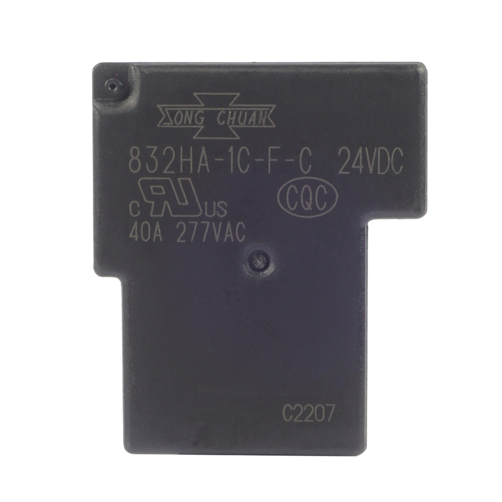 SONG CHUAN 832HA-1C-F-C 24VDC Power Relay 40A 277VAC 5Pins