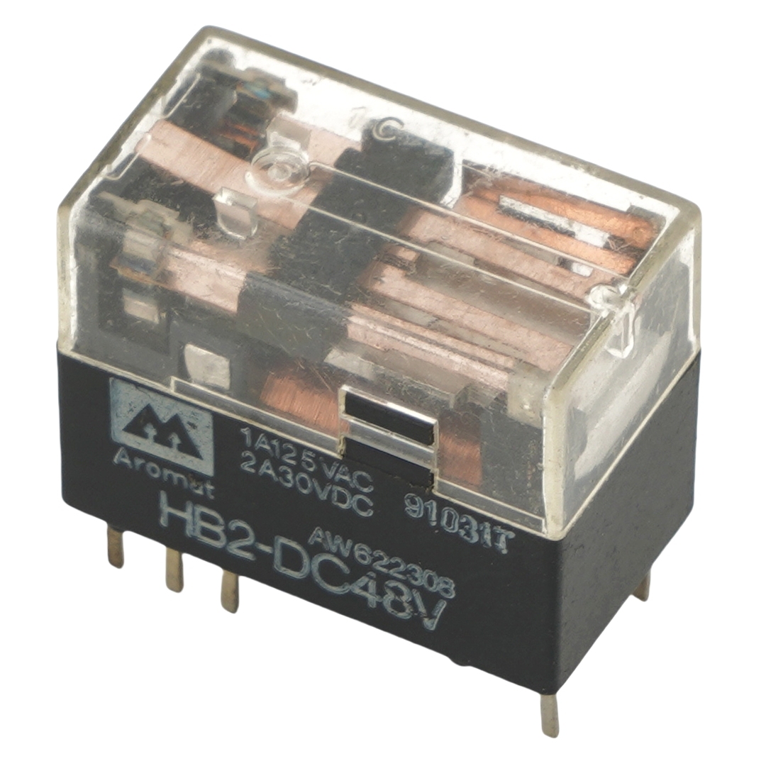 Aromat HB2-DC48V Signal Relay 48VDC 1A 125VAC 8Pins