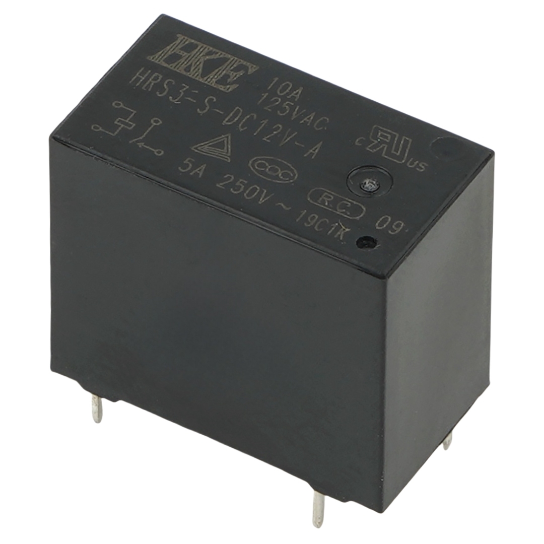 HKE HRS3-S-DC12V-A 12VDC Power Relay 10A 125VAC 4Pins