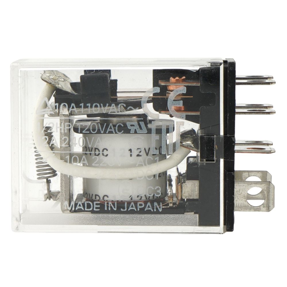 OMRON LY2 12VDC Power Relay 10A 110VAC 8Pins
