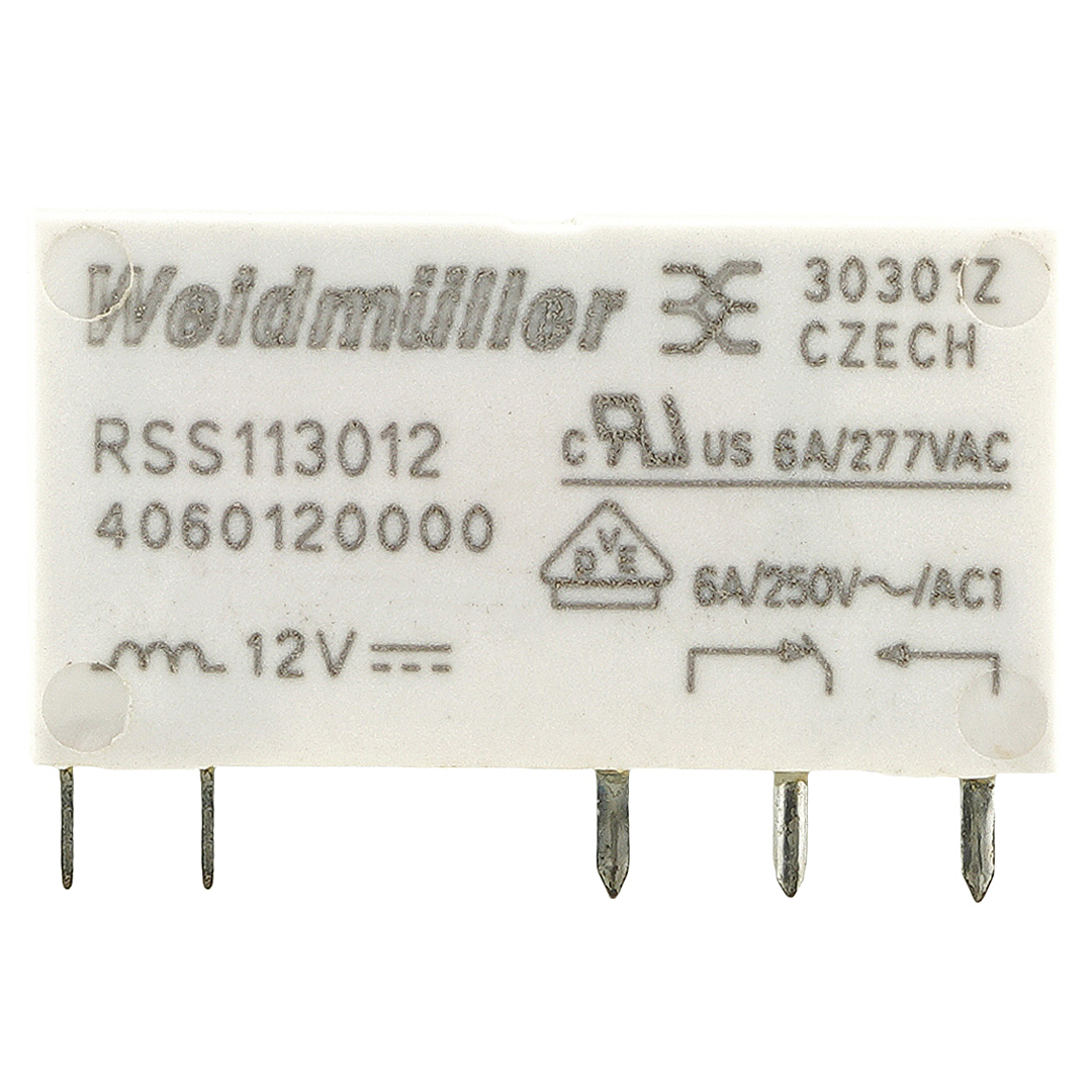 Weidmüller RSS113012 4060120000 Industrial Relay 12VDC 6A 277VAC 5Pins