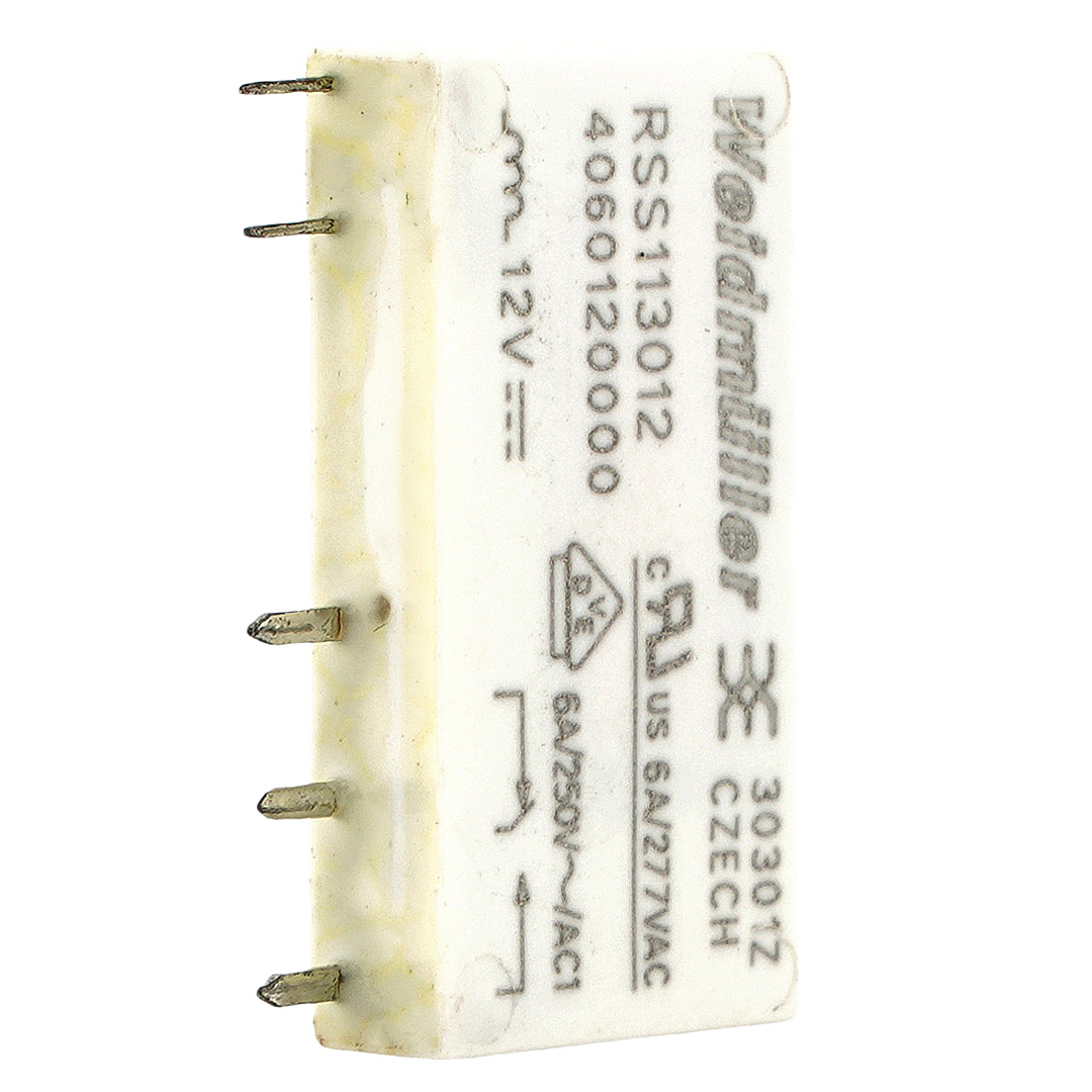 Weidmüller RSS113012 4060120000 Industrial Relay 12VDC 6A 277VAC 5Pins