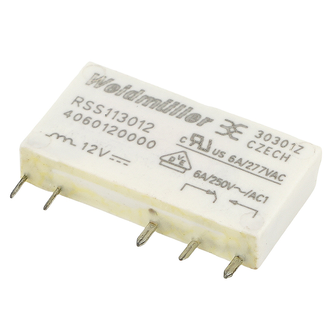 Weidmüller RSS113012 4060120000 Industrial Relay 12VDC 6A 277VAC 5Pins