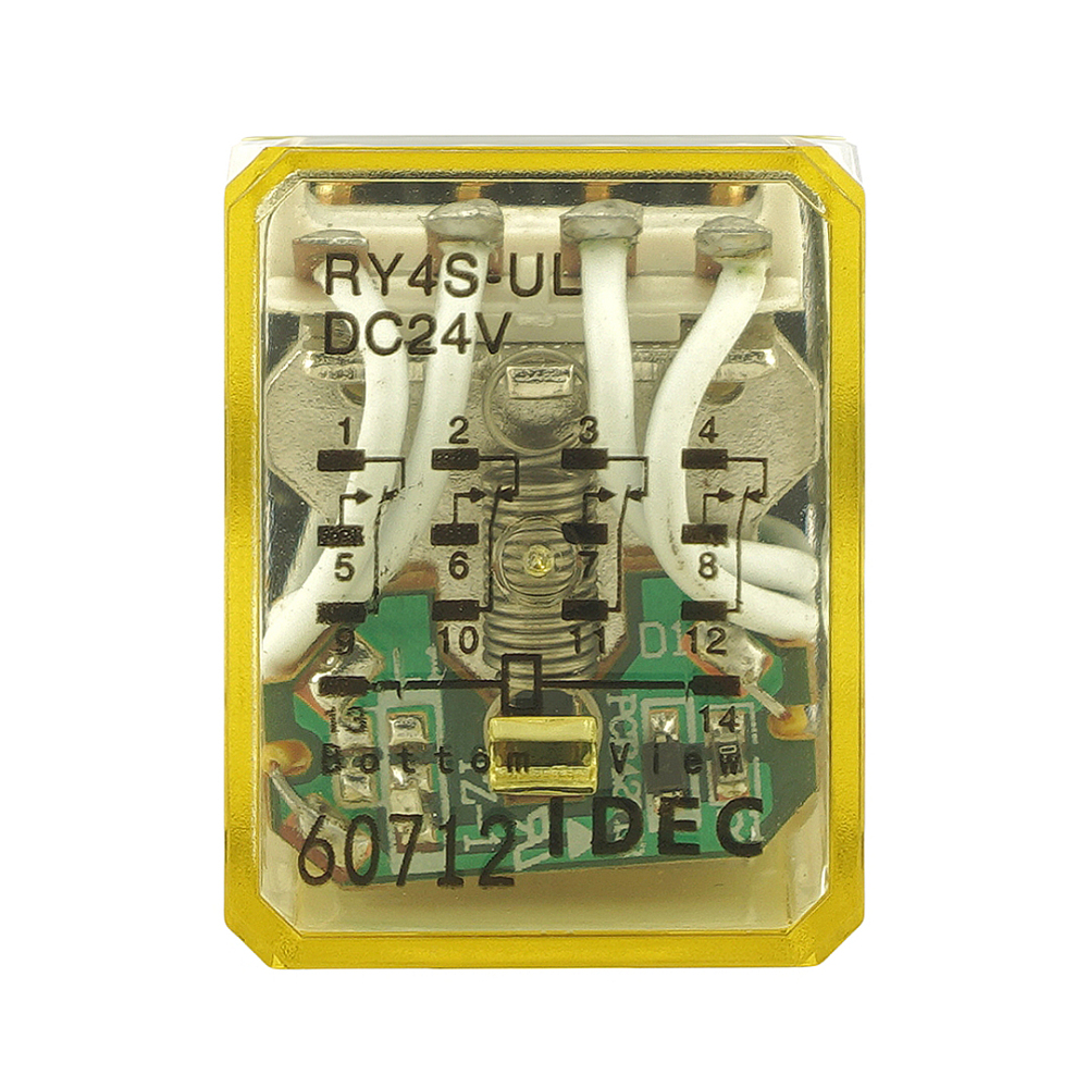 IDEC RY4S-UL DC24V Intermediate Relay 24VDC 5A 240VAC 14Pins