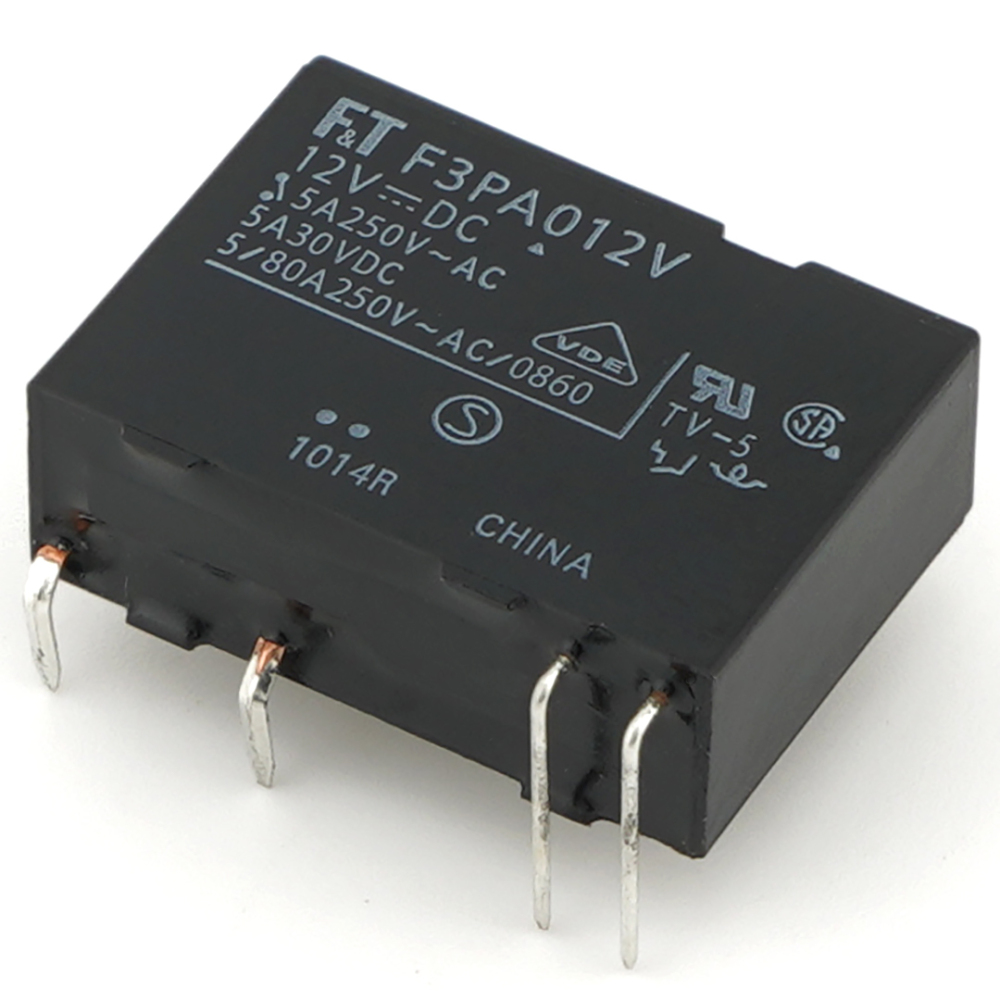 FUJITSU FTR-F3PA012V F3PA012V 12VDC 5A General Purpose Relays 4Pin