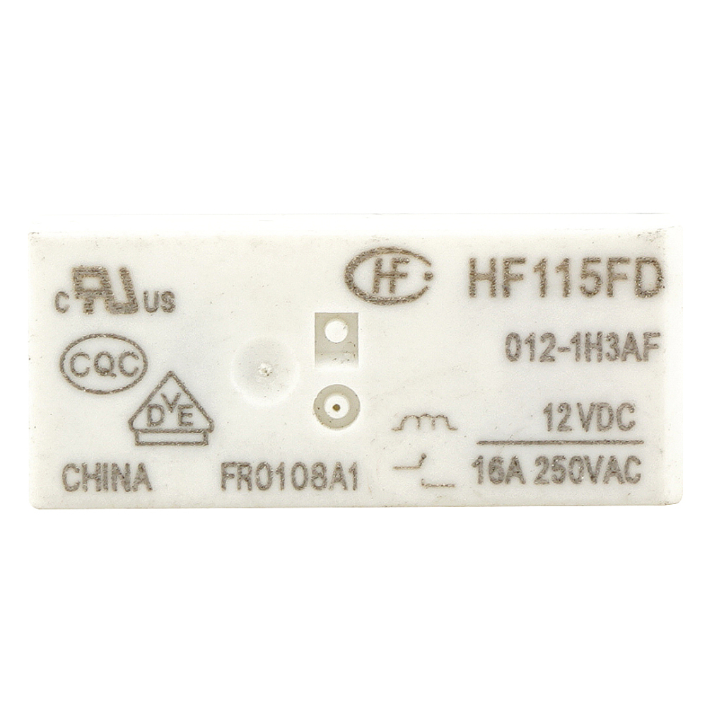 HONGFA HF115FD 012-1H3AF Power Relay 12VDC 16A 250VAC 6Pins