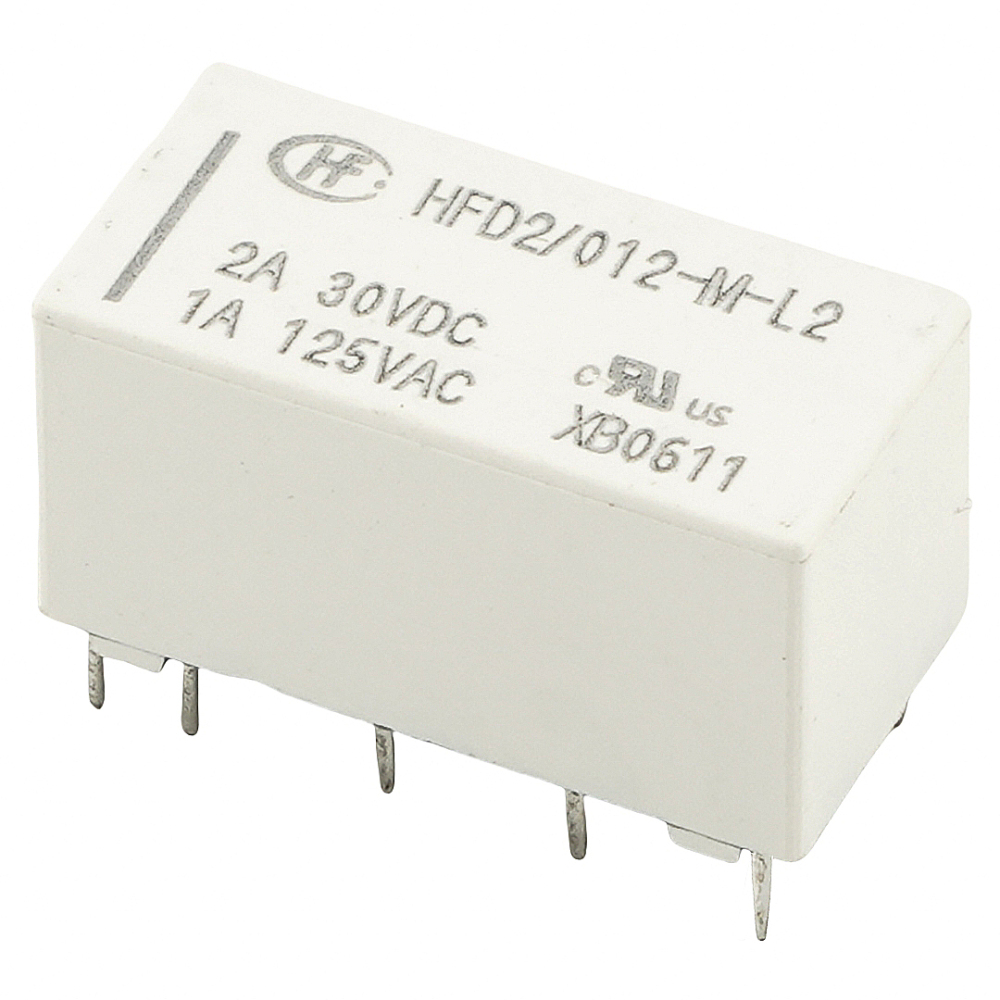 HONGFA HFD2/012-M-L2 Signal Relay 12VDC 10Pins