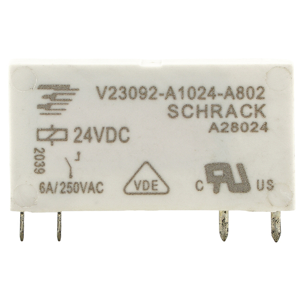 SCHRACK V23092-A1024-A802 General Purpose Relays Slimline PCB Relay SNR