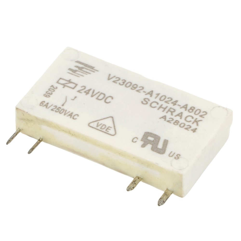 SCHRACK V23092-A1024-A802 General Purpose Relays Slimline PCB Relay SNR