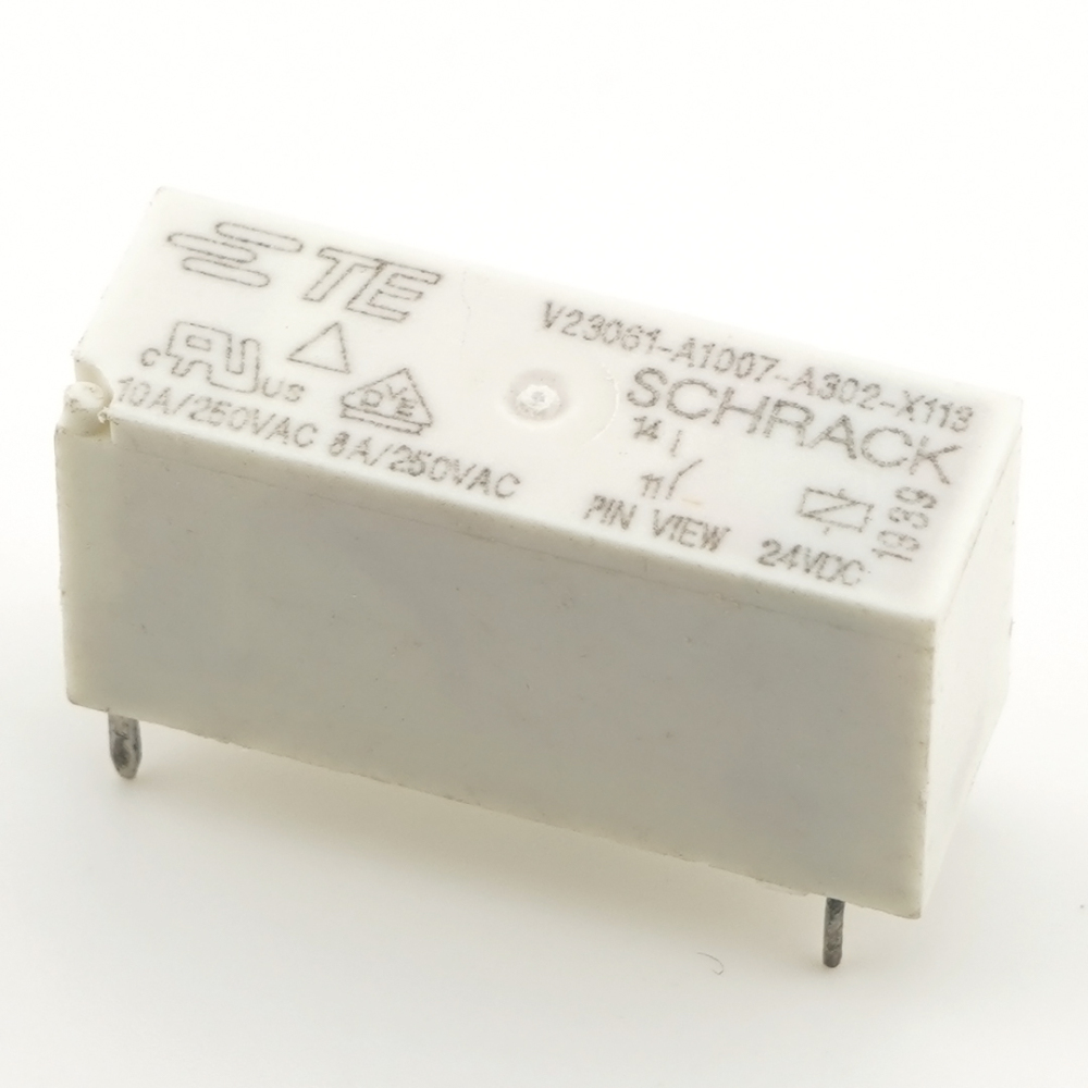 TE Connectivity / Schrack V23061-A1007-A302-X113 24VDC General Purpose Low Power PCB Relays
