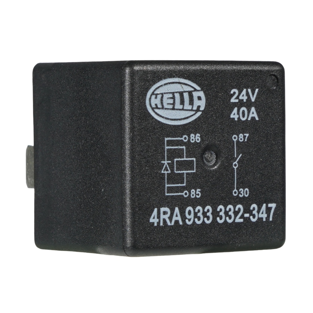 HELLA 4RA933332-347 Automotive Relay 4 pin 24VDC 40A  with Diode