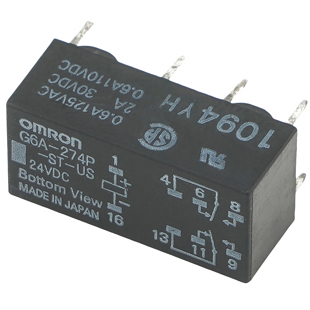 OMRON G6A-274P-ST-US 24VDC Signal Relay 8Pins