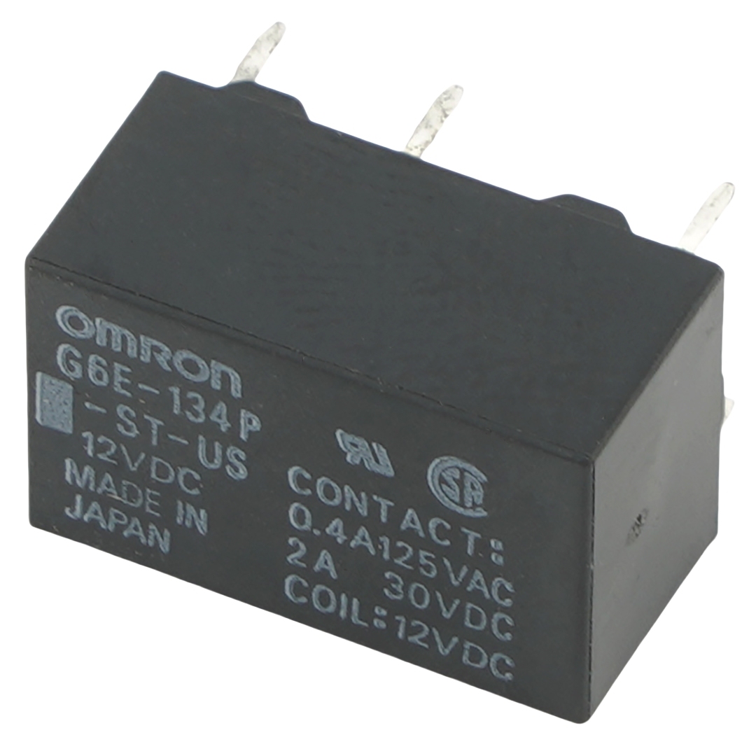 OMRON G6E-134P-ST-US 12VDC General Purpose Relay SPDT (1 Form C) Through Hole