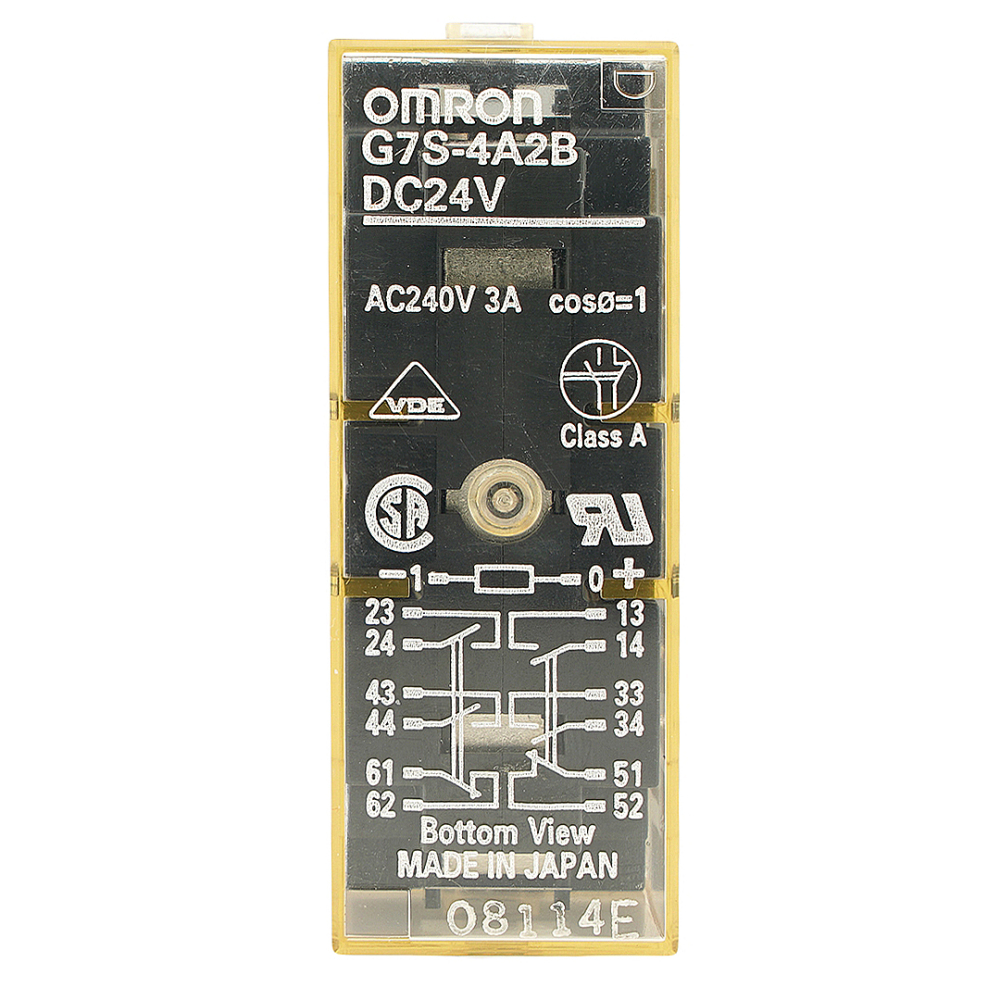OMRON G7S-4A2B 24VDC Safety Relay 3A 240VAC 14Pins