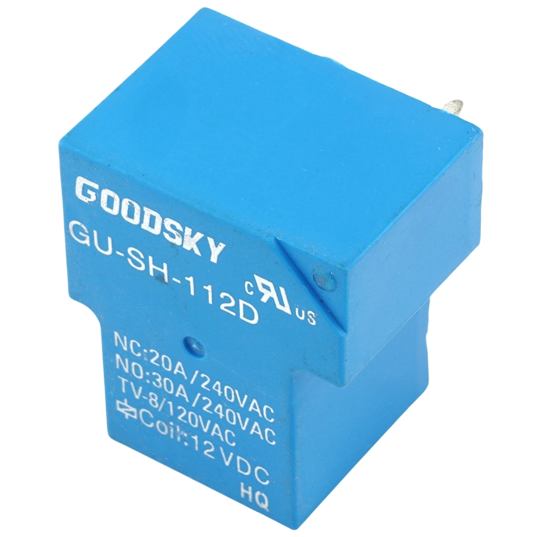 GOODSKY GU-SH-112D Power Relay 12VDC 20A/30A 240VAC 6Pins