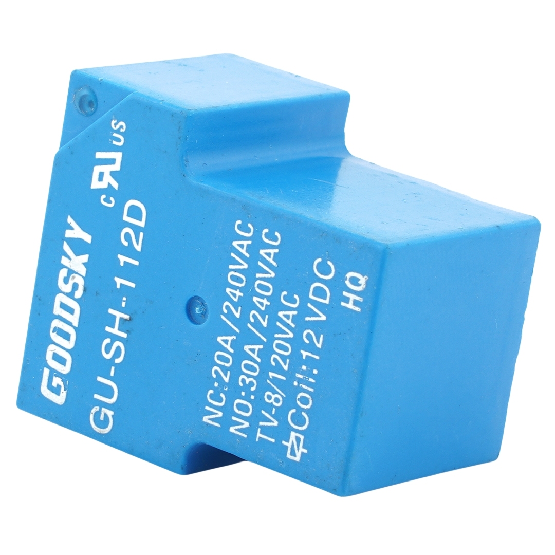 GOODSKY GU-SH-112D Power Relay 12VDC 20A/30A 240VAC 6Pins