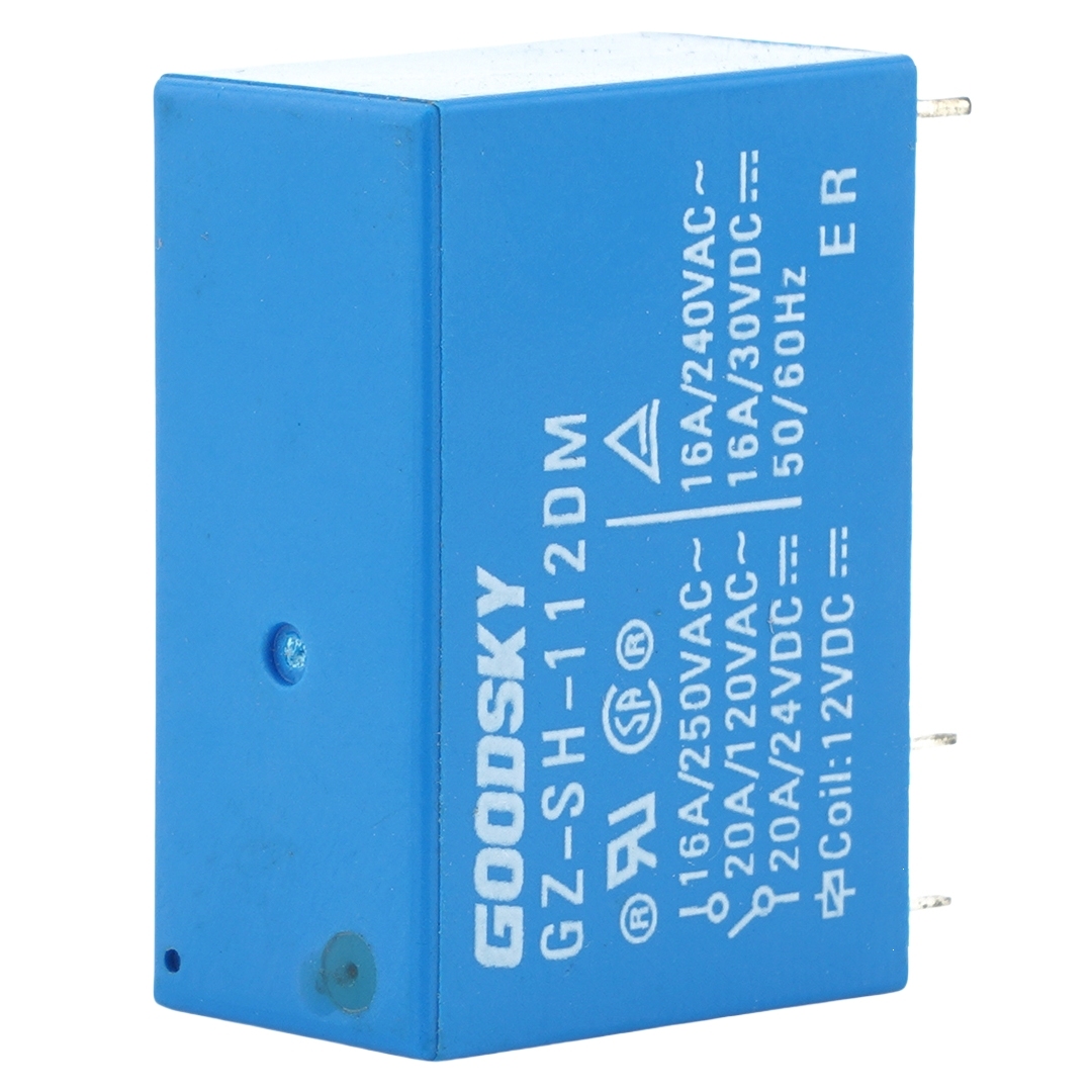 GOODSKY GZ-SH-112DM Power Relay 12VDC 16A 250VAC 6Pins