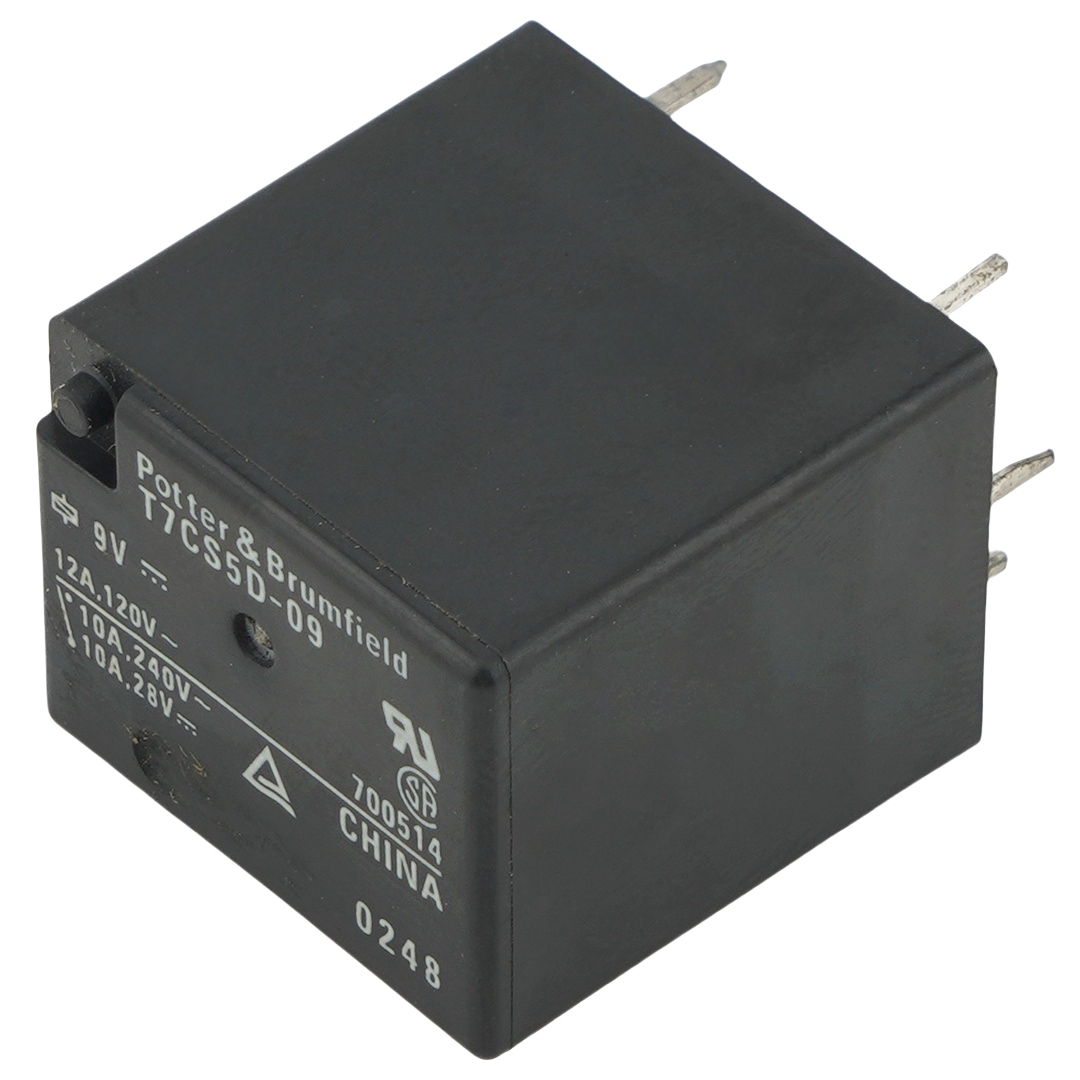 Potter & Brumfield T7CS5D-09 General Purpose Relay SPDT (1 Form C) 9VDC Coil Through Hole