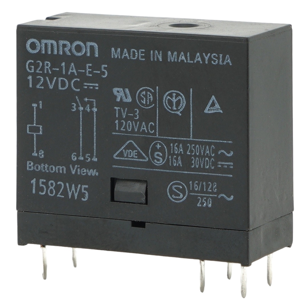 OMRON G2R-1A-E-5 12VDC Power Relay 16A 250VAC 6Pins