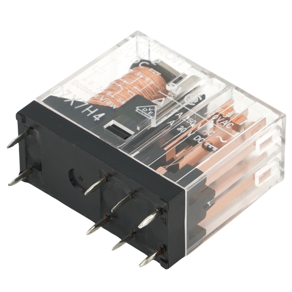 OMRON G2R-2 5VDC Power Relay 5A 250VAC 8Pins