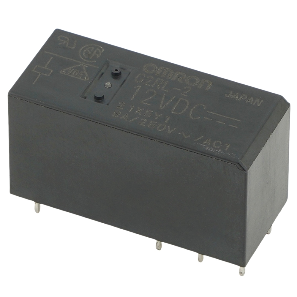 OMRON G2RL-2 12VDC Power Relay 8A 250VAC 8Pins