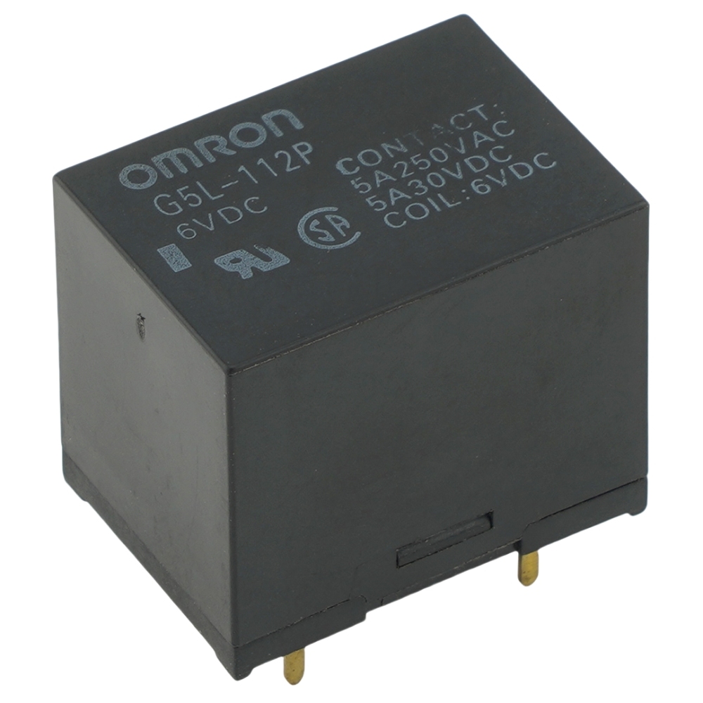 OMRON G5L-112P 6VDC Power Relay 5A 250VAC 5Pins