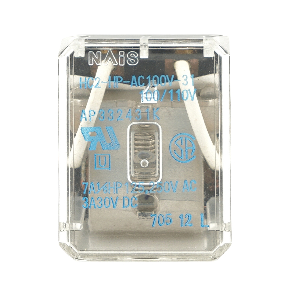 NAIS HC2-HP-AC100V-31 100/110V Industrial Relay 7A 250VAC 8Pins